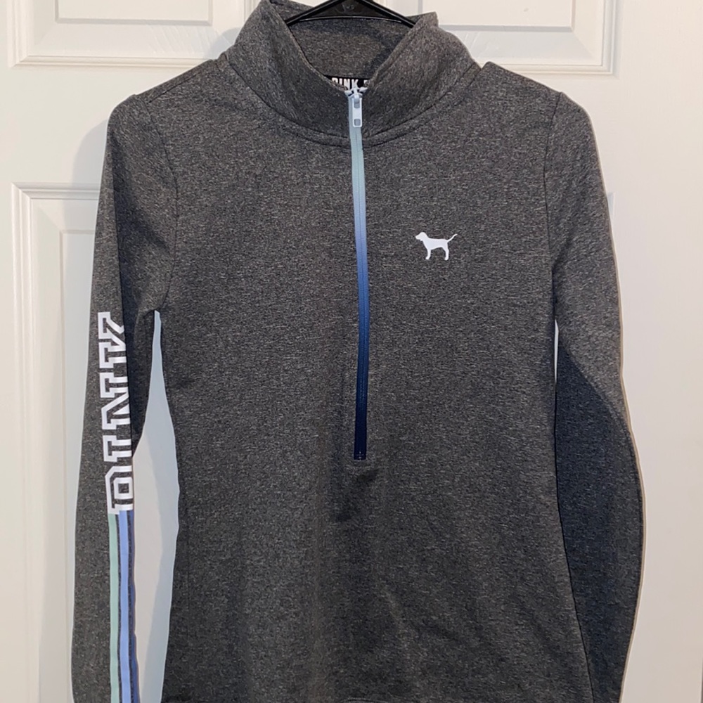 PINK Quarter Zip Long Sleeve